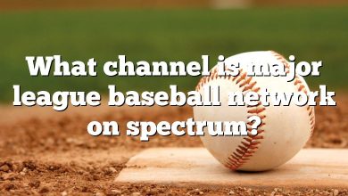 What channel is major league baseball network on spectrum?