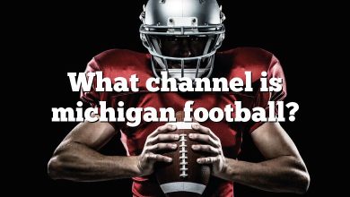 What channel is michigan football?