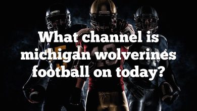 What channel is michigan wolverines football on today?