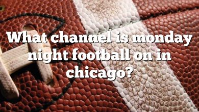 What channel is monday night football on in chicago?