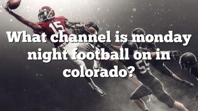 What channel is monday night football on in colorado?