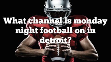What channel is monday night football on in detroit?