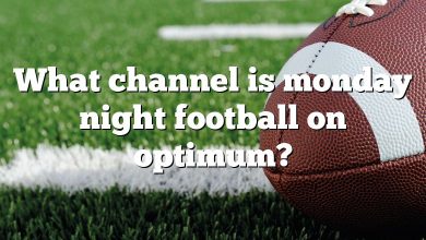 What channel is monday night football on optimum?