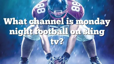 What channel is monday night football on sling tv?