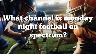 What channel is monday night football on spectrum?