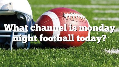 What channel is monday night football today?