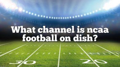 What channel is ncaa football on dish?