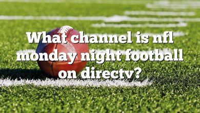 What channel is nfl monday night football on directv?