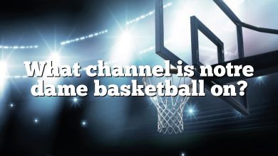 What channel is notre dame basketball on?