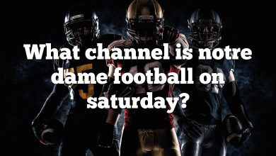 What channel is notre dame football on saturday?