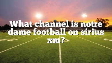 What channel is notre dame football on sirius xm?