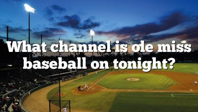 What channel is ole miss baseball on tonight?