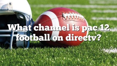 What channel is pac 12 football on directv?