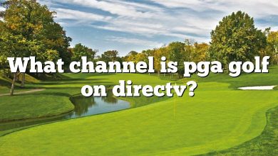 What channel is pga golf on directv?