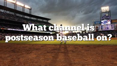 What channel is postseason baseball on?