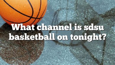 What channel is sdsu basketball on tonight?