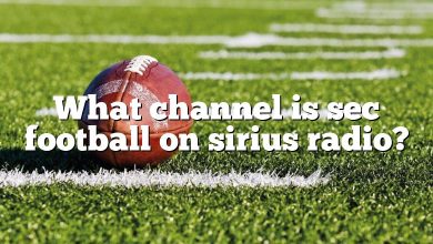 What channel is sec football on sirius radio?