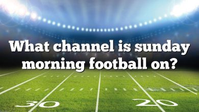 What channel is sunday morning football on?