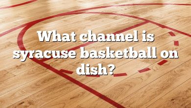 What channel is syracuse basketball on dish?