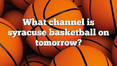 What channel is syracuse basketball on tomorrow?