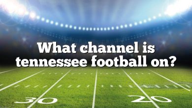 What channel is tennessee football on?