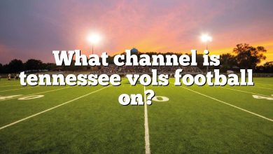 What channel is tennessee vols football on?