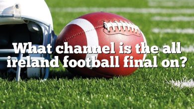 What channel is the all ireland football final on?