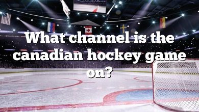 What channel is the canadian hockey game on?