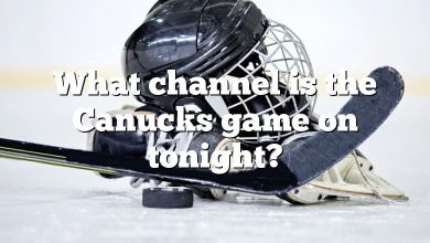 What channel is the Canucks game on tonight?