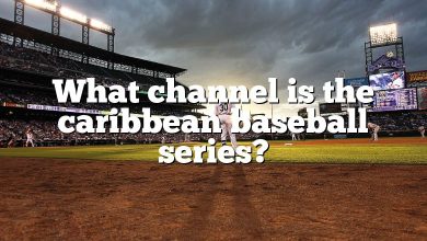 What channel is the caribbean baseball series?