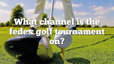 What channel is the fedex golf tournament on?