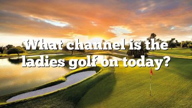 What channel is the ladies golf on today?