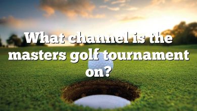 What channel is the masters golf tournament on?