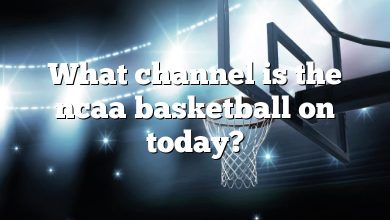 What channel is the ncaa basketball on today?