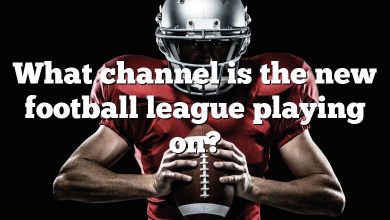 What channel is the new football league playing on?