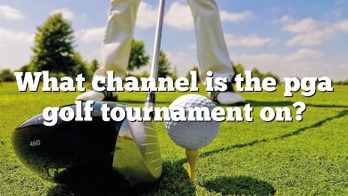 What channel is the pga golf tournament on?