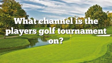 What channel is the players golf tournament on?