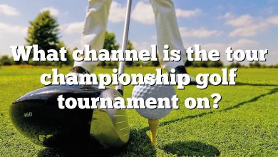 What channel is the tour championship golf tournament on?