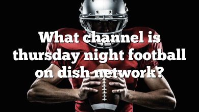What channel is thursday night football on dish network?