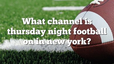What channel is thursday night football on in new york?