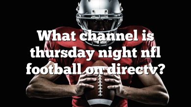 What channel is thursday night nfl football on directv?