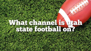 What channel is utah state football on?