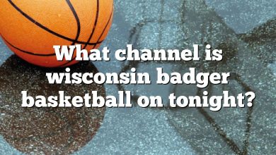 What channel is wisconsin badger basketball on tonight?