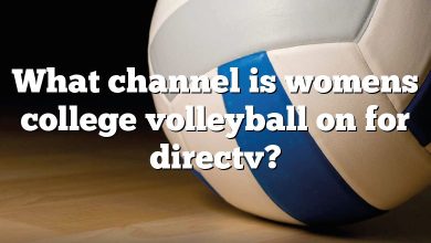 What channel is womens college volleyball on for directv?