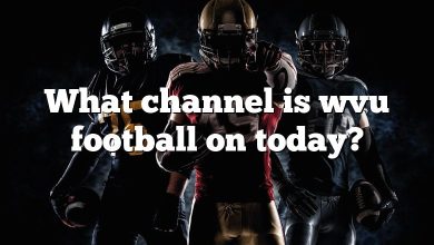What channel is wvu football on today?