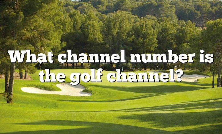 What channel number is the golf channel?