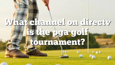 What channel on directv is the pga golf tournament?