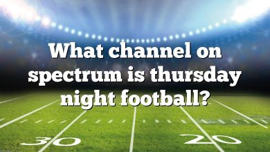 What channel on spectrum is thursday night football?