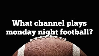 What channel plays monday night football?