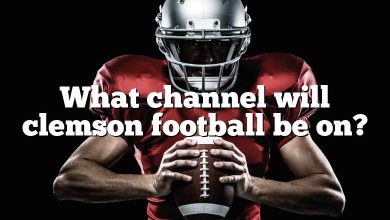 What channel will clemson football be on?